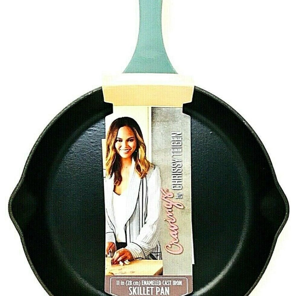 Cravings by Chrissy Teigen Enameled Cast Iron Skillet